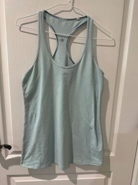 Lululemon Athletics Tidewater Teal Green Razerback Athletic Tank Tee Sz6